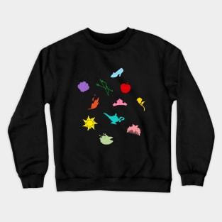 Princess Symbol Pattern Crewneck Sweatshirt